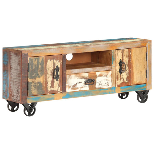 Rustika Rowe -  TV Cabinet 120x30x50 cm Solid Reclaimed Wood